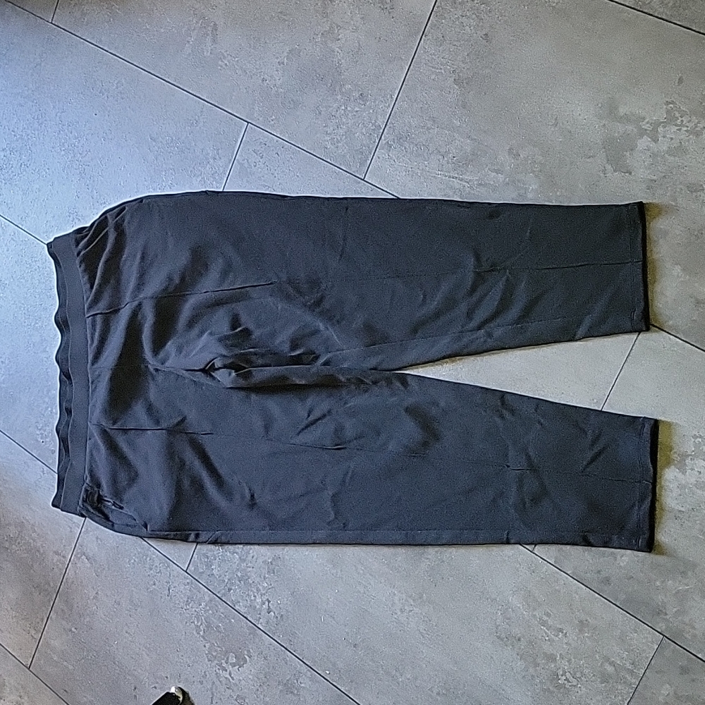 Venice Straight Pintuck Trouser sz M Black